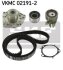 Комплект ГРМ, пас+ролик+помпа SKF VKMC021912 (фото 1)