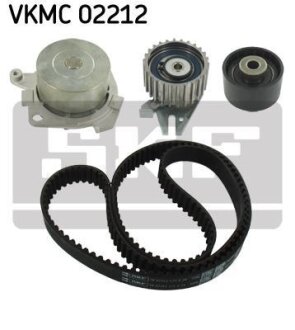 Комплект ГРМ, пас+ролик+помпа SKF VKMC02212