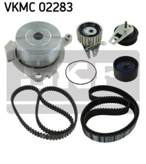 Комплект ГРМ, пас+ролик+помпа SKF VKMC02283