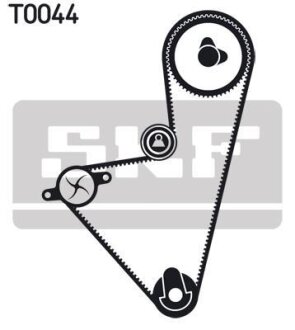 Комплект ГРМ, пас+ролик+помпа SKF VKMC03111