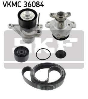 Роликовий модуль натягувача ременя (ролик, ремінь, помпа) SKF VKMC 36084