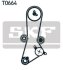 Комплект ГРМ, пас+ролик+помпа SKF VKMC956602 (фото 1)