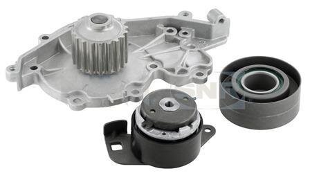 Комплект ГРМ, пас+ролик+помпа SNR NTN KDP455280