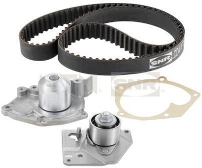 Комплект ГРМ, пас+ролик+помпа SNR NTN KDP455560