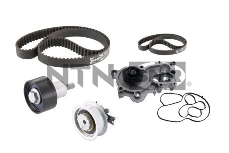 Комплект ГРМ, пас+ролик+помпа SNR NTN KDP457750