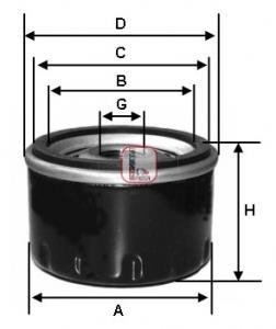 Фильтр масляный ALFA/FIAT/LANCIA "1,0-2,5 "85-94 SOFIMA S4210R