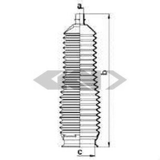 Пильник рульової рейки SPIDAN 83905