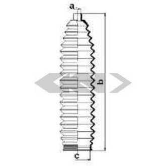 Пильник рульової рейки SPIDAN 83992