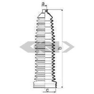 Пильник рульової рейки SPIDAN 83994