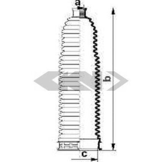 Пильник рульової рейки SPIDAN 84085
