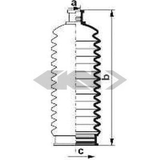 Пильник рульової рейки SPIDAN 84098