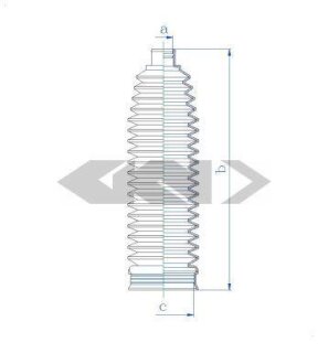 Пильник рульової рейки SPIDAN 84133