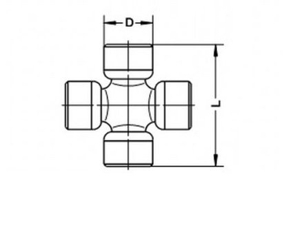 Крестовина SPIDAN U940