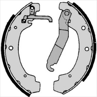 Тормозные колодки барабанные STARLINE BC 06740