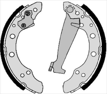 Тормозные колодки барабанные STARLINE BC 06830