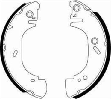 Гальмівні колодки барабанні STARLINE BC 07410