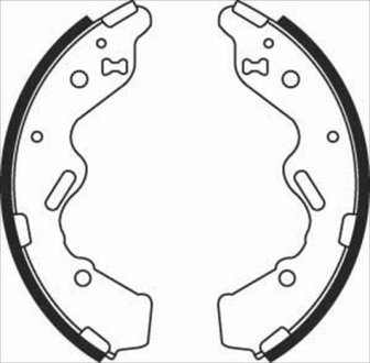 Гальмівні колодки барабанні STARLINE BC 08050