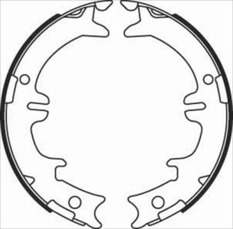 Тормозные колодки барабанные STARLINE BC 08340