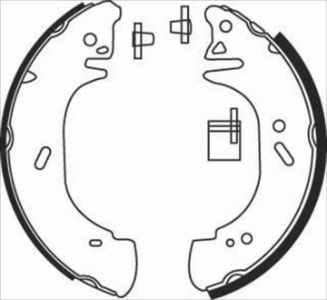 Тормозные колодки барабанные STARLINE BC 08440