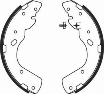 Тормозные колодки барабанные STARLINE BC 08450