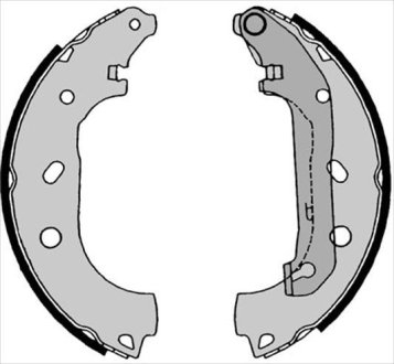 Тормозные колодки барабанные STARLINE BC 08550