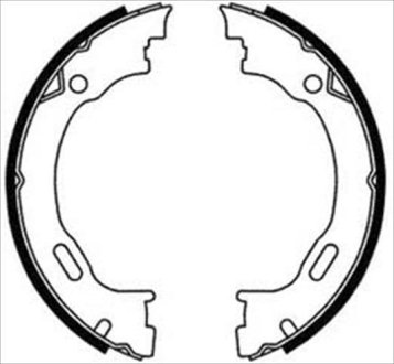 Тормозные колодки барабанные STARLINE BC 08720