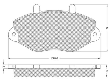 Гальмівні колодки дискові STARLINE BD S137