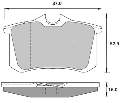 Гальмівні колодки дискові STARLINE BD S376