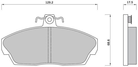 Гальмівні колодки дискові STARLINE BD S416