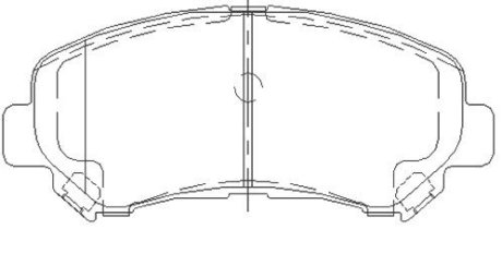 Тормозные колодки дисковые STARLINE BD S502