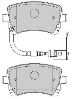 Тормозные колодки дисковые STARLINE BD S826P