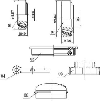 Подшипник колесный STARLINE LO 00542