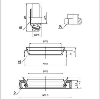 Подшипник колесный STARLINE LO 00687