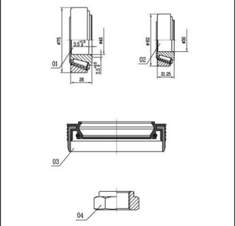 Подшипник ступицы STARLINE LO 03430