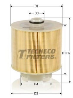 Фильтр воздушный Audi A6 2.4, 2.8FSI, 3.2FSI, 4.2 Tecneco AR10216