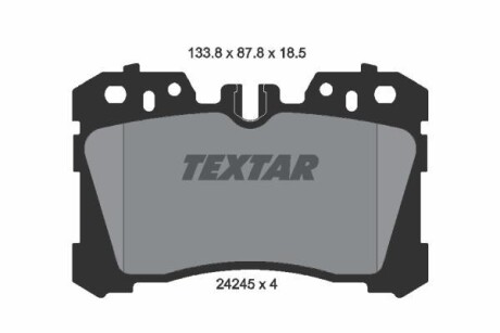 Комплект тормозных колодок TEXTAR 2424501