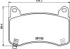 Тормозные колодки TESLA Model 3/Y AWD "F "17>> TEXTAR 2615201 (фото 1)