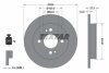 Диск гальмівний задн Лів/Прав KIA PICANTO I, PICANTO II, PICANTO III 1.0-1.2 04.04- TEXTAR 92147200 (фото 1)