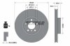 Диск гальмівний передн Лів/Прав BMW X5 (E70), X5 (F15, F85), X6 (E71, E72), X6 (F16, F86) 2.0-4.8 10.06-07.19 TEXTAR 92160903 (фото 1)