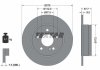 Диск гальмівний MERCEDES C(W204,S204) "R D=278mm "07>> TEXTAR 92163103 (фото 1)