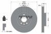Диск гальмівний передн Лів/Прав VOLVO S60 II, S80 II, V60 I FORD MONDEO III 2.0D/2.4D 10.00-12.14 TEXTAR 92196903 (фото 1)