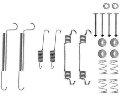 Монтажный кол-т тормозов. колодок OPEL Astra/Vectra/Zafira "R "95-05 TEXTAR 97011800