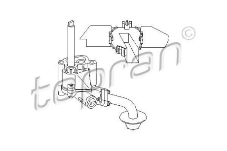 Насос масляный TOPRAN / HANS PRIES 100257