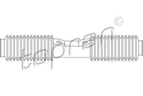 Пыльник, рулевое управление TOPRAN / HANS PRIES 103620