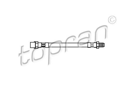Тормозной шланг TOPRAN / HANS PRIES 104351