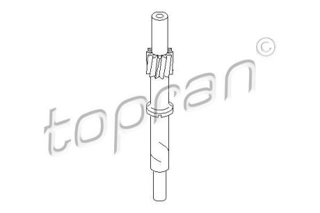 Трос спидометра TOPRAN / HANS PRIES 107401