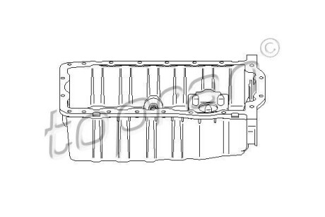 Масляный поддон TOPRAN / HANS PRIES 109616