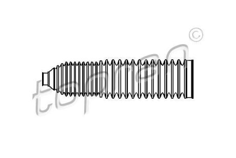 Пыльник рулевого механизма TOPRAN / HANS PRIES 110172