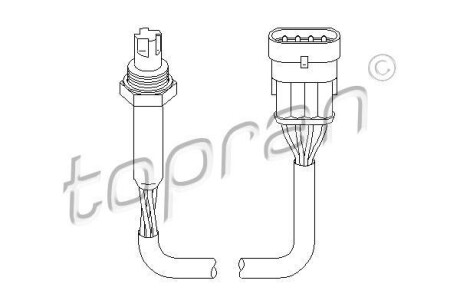 Лямбда-зонд TOPRAN / HANS PRIES 201756