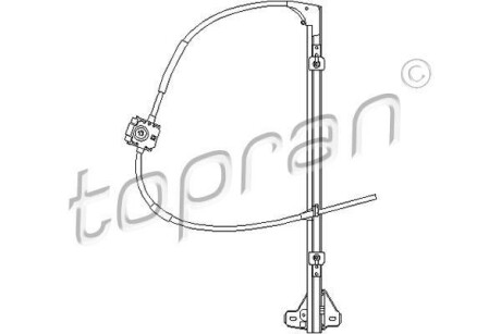 Стеклоподъемник TOPRAN / HANS PRIES 207358